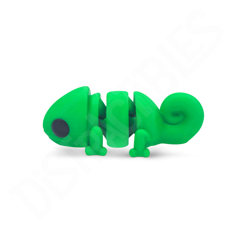 Distracties Chameleon - 3D Printed Articulated Toy Fidget Friend