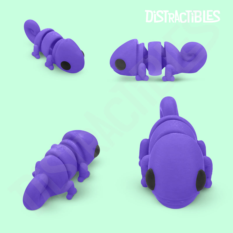 Distracties Chameleon - 3D Printed Articulated Toy Fidget Friend