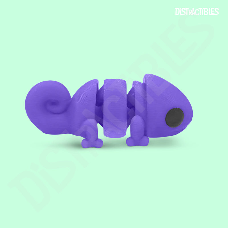 Distracties Chameleon - 3D Printed Articulated Toy Fidget Friend