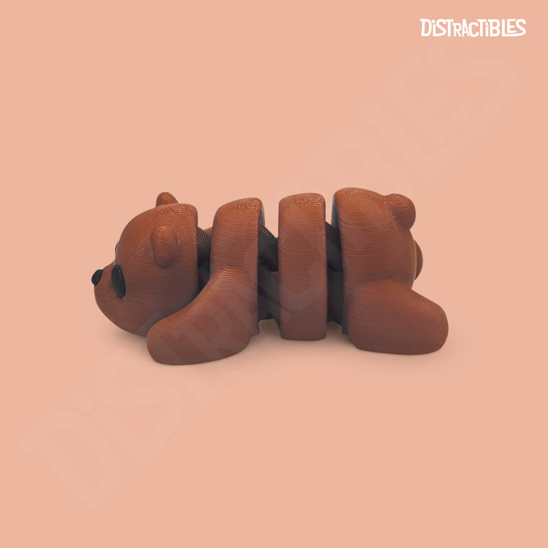 Distracties Bear - 3D Printed Articulated Toy Fidget Friend