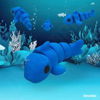 Thumbnail for Distracties Shark - 3D Printed Articulated Toy Fidget Friend