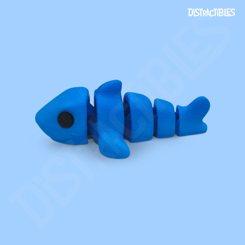 Distracties Shark - 3D Printed Articulated Toy Fidget Friend