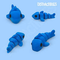 Thumbnail for Distracties Shark - 3D Printed Articulated Toy Fidget Friend