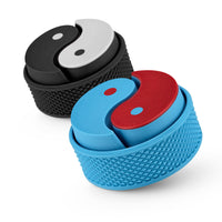 Thumbnail for Yin Yang Fidget Clicker Toy with Satisfying Click, 2-Pack with Lanyard, Black and Blue, Reduce Stress & Anxiety