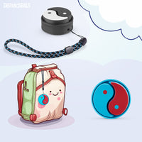 Thumbnail for Yin Yang Fidget Clicker Toy with Satisfying Click, 2-Pack with Lanyard, Black and Blue, Reduce Stress & Anxiety