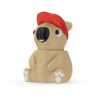 Thumbnail for Capybara Fidget Toy - Articulating Design with Integrated Clicker, Pocket-Sized & Durable, Stress Relief, ADHD, Autism & Stim